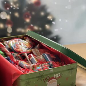 Chocolate gift box christmas theme